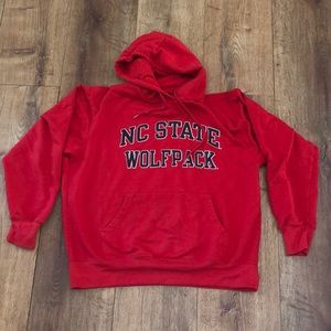 Red NC State Wolfpack Hoodie